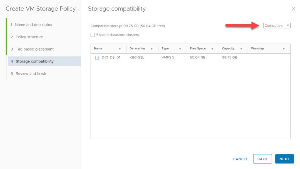 vCenter Tag based VM placement - vNote42