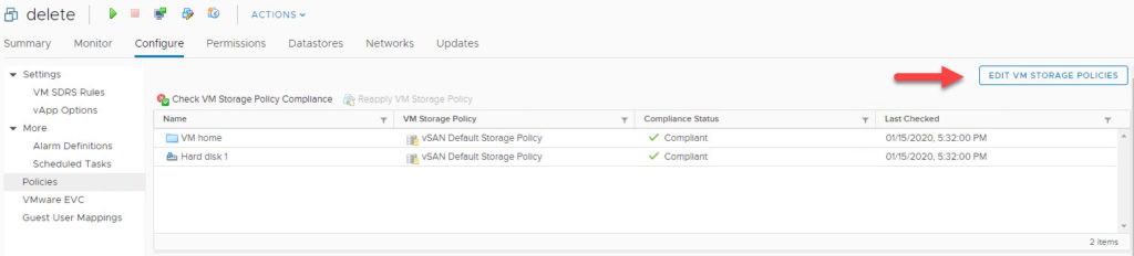vCenter Tag based VM placement - vNote42