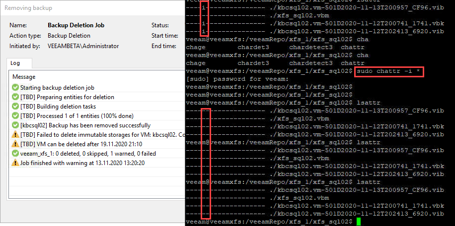 immutable backups definition