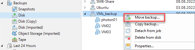 New in v12: move backups between repositories | Veeam Community Resource Hub